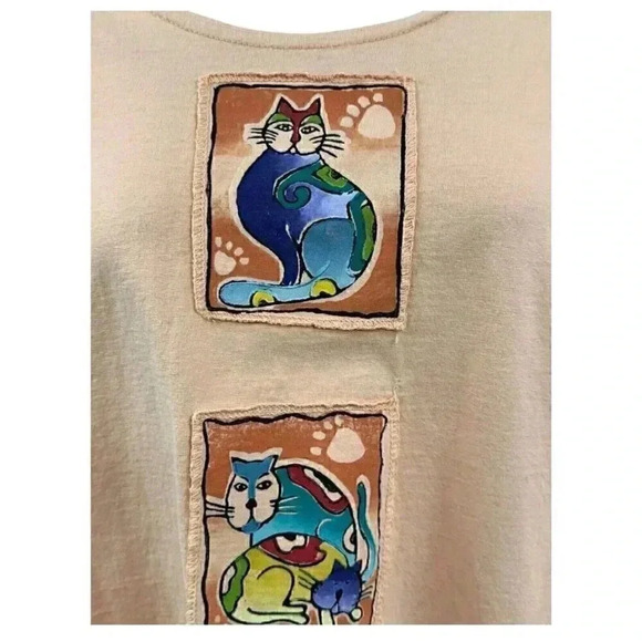 Viva City Cat Dress Pink XXL Pockets Made in USA 100% Cotton - Picture 4 of 10